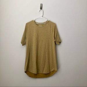 Mustard Yellow Lululemon Shirt